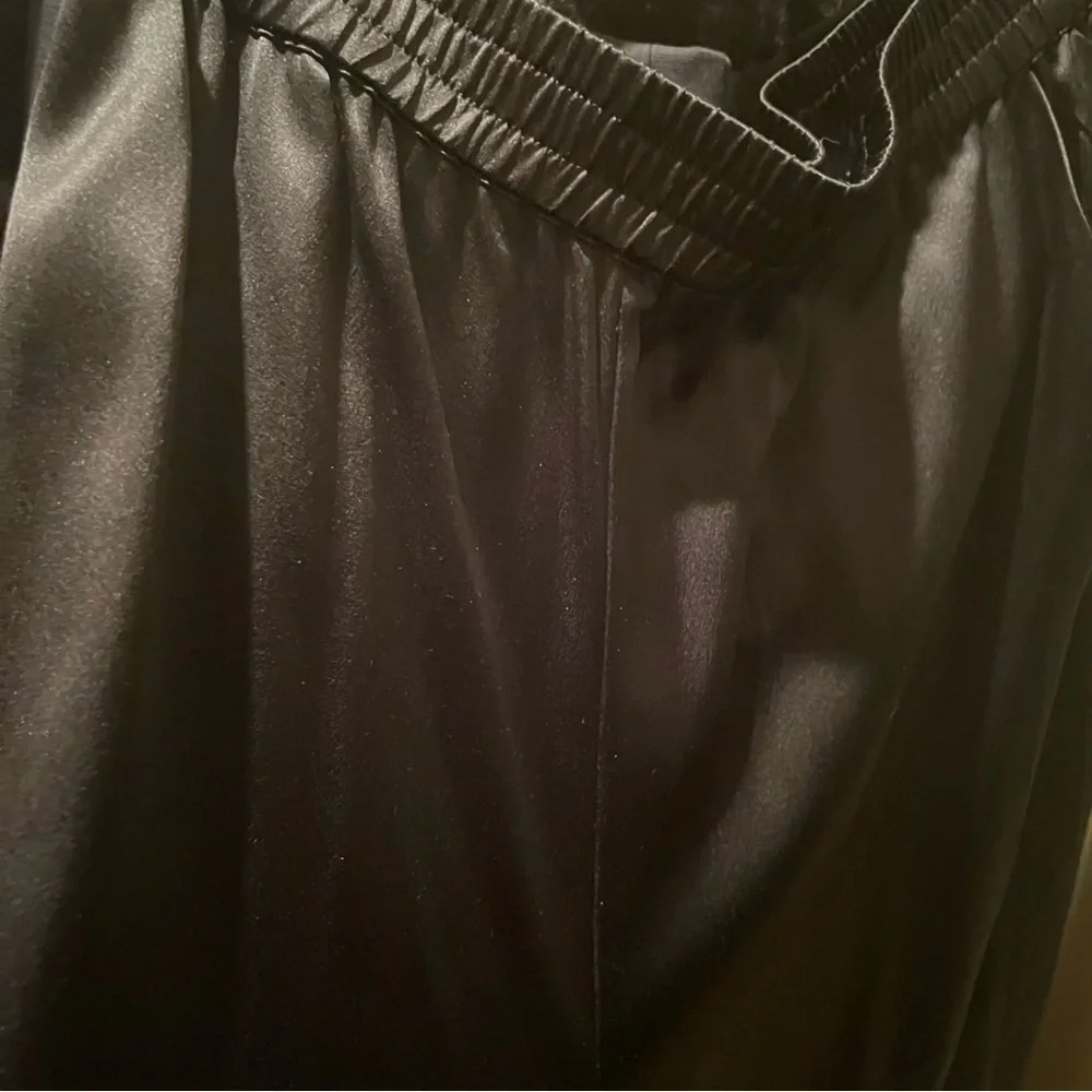 Anine Bing Romy Wide Leg Silk Pants MEDIUM, Never Worn, Orig $300 - Picture 10 of 11
